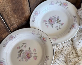 2 Limoges Candle Light Silver Moon Bowls