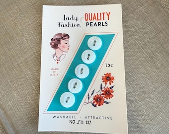 Vintage Mother Pearl Buttons