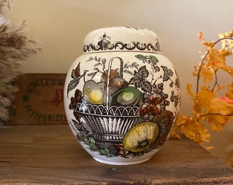 Mason’s Ironstone Fruit Basket Ginger Jar