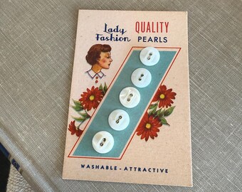 Vintage Mother Pearl Buttons