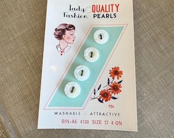 Vintage Mother Pearl Buttons