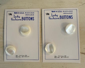 Vintage Mother Pearl Buttons