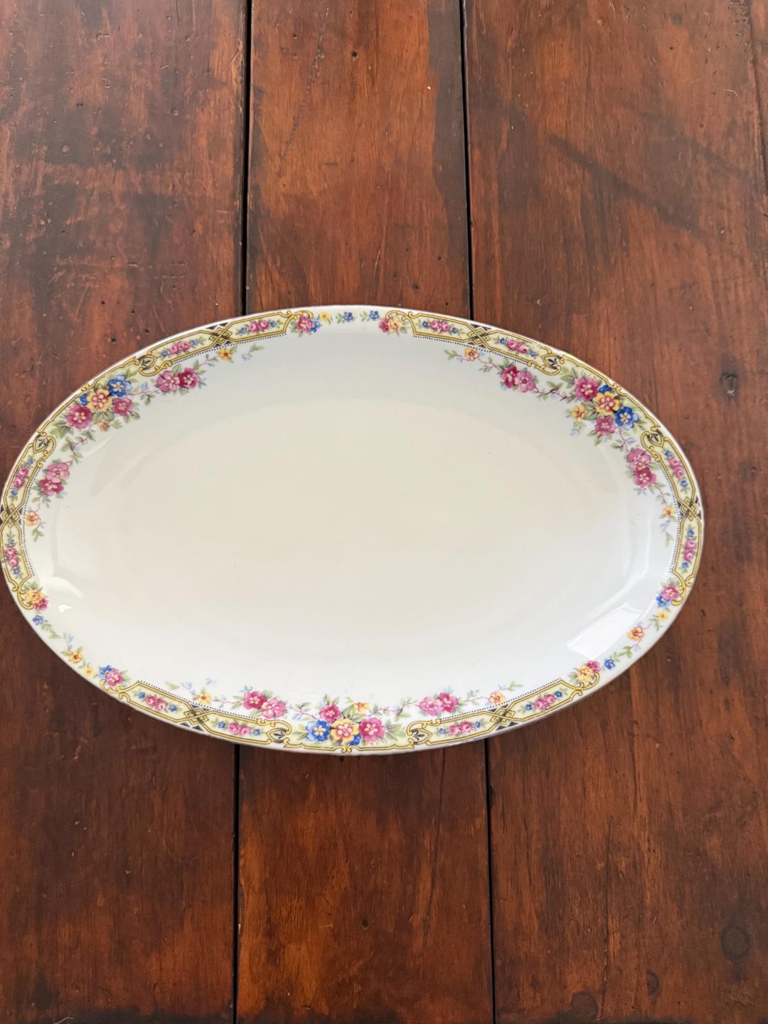 Antique Platter Made in Czechoslovakia - Etsy