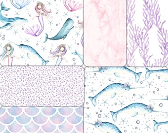 narwhal baby bedding