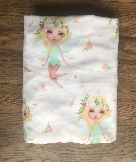 Fairy and Floral Fitted Crib Sheet or Changing Pad Cover Etsy