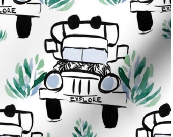jeep crib bedding