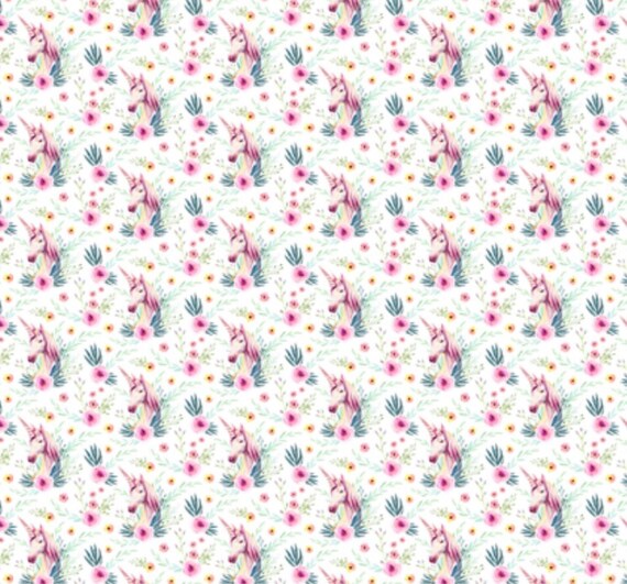 unicorn fitted crib sheet
