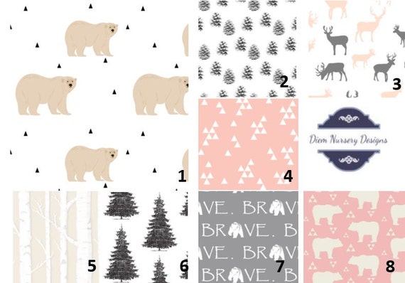 polar bear nursery bedding