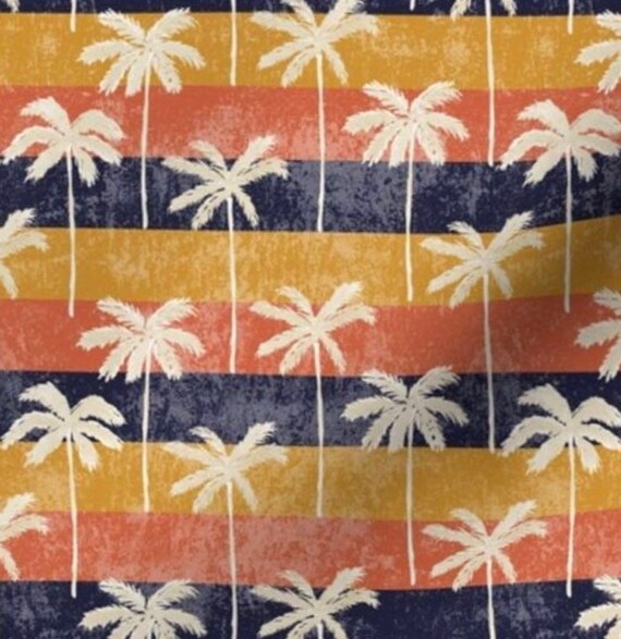 palm tree crib sheet