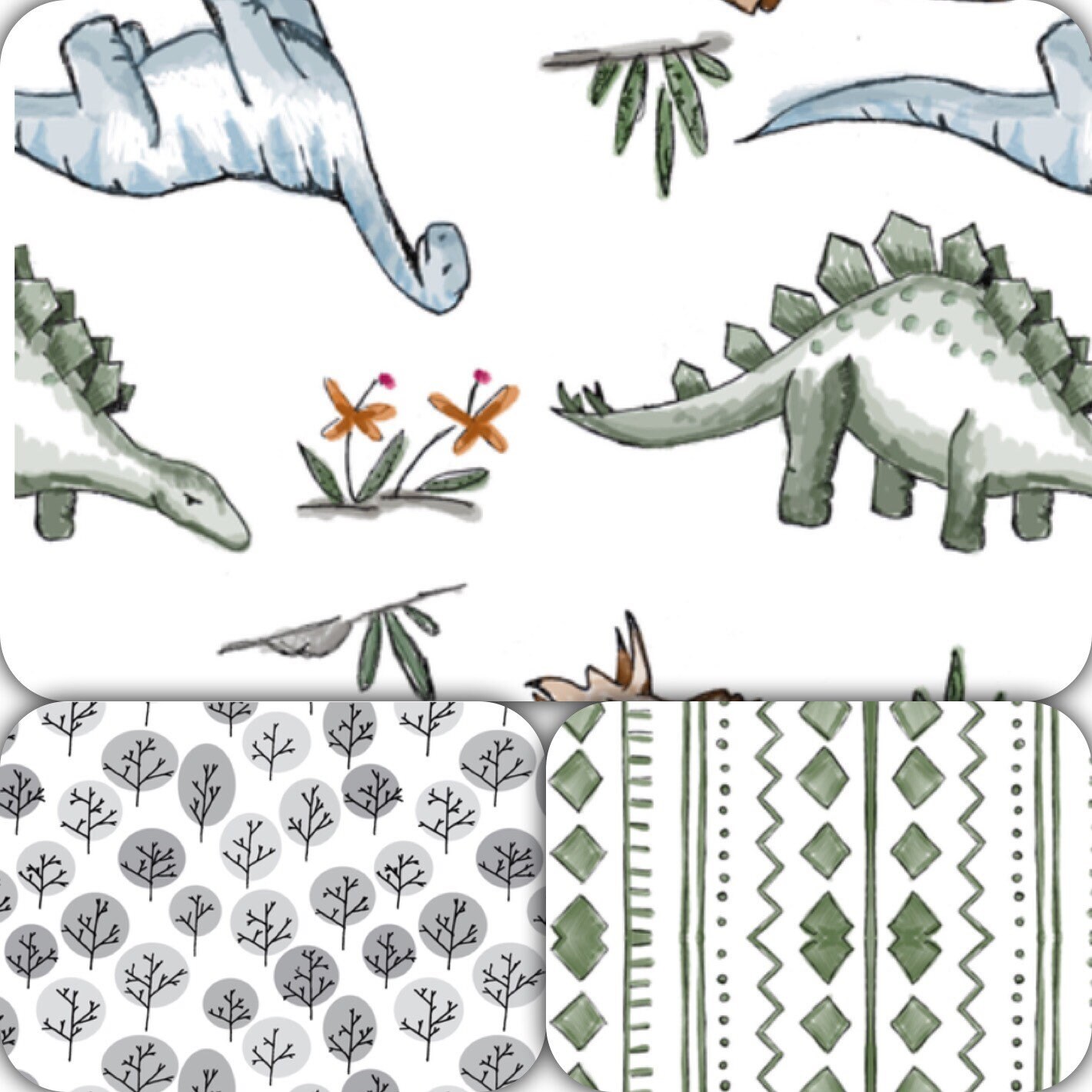 dinosaur crib sheet