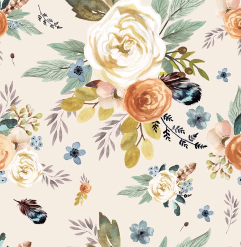 Woodland Fawn Baby Girl Nursery Bedding Set Sage Blush & Etsy