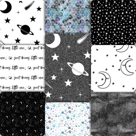 galaxy crib bedding