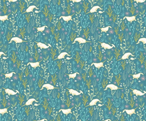 narwhal crib sheet