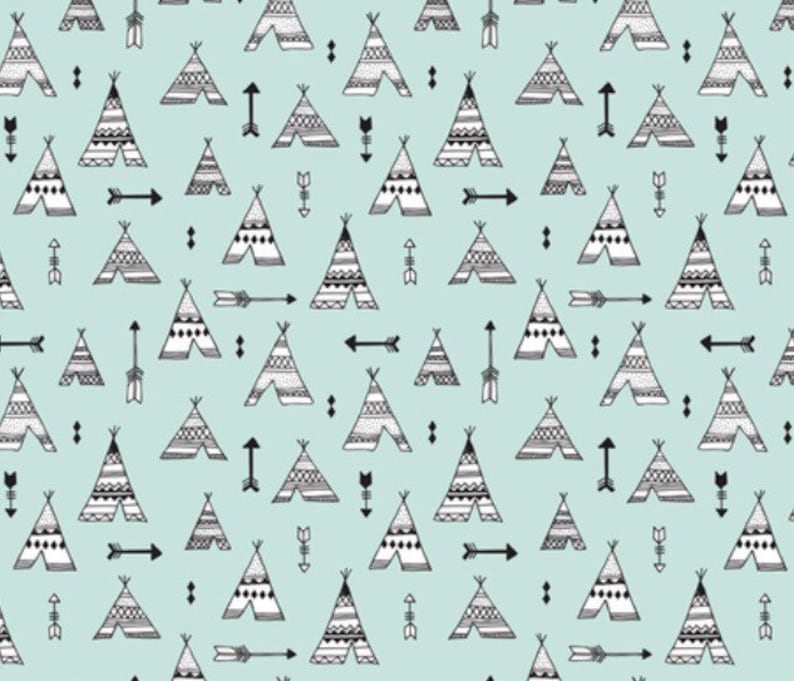 Tribal Fox Crib Bedding Set Tribal Boy Nursery Bedding Etsy