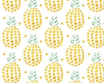 pineapple crib sheet