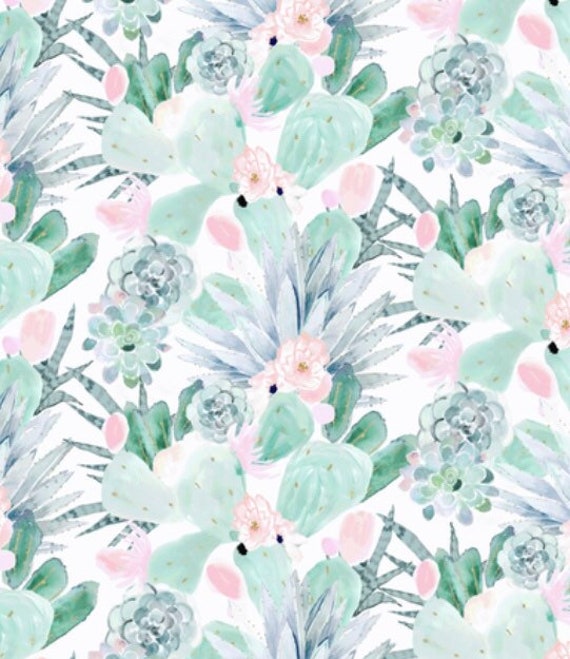 succulent crib bedding