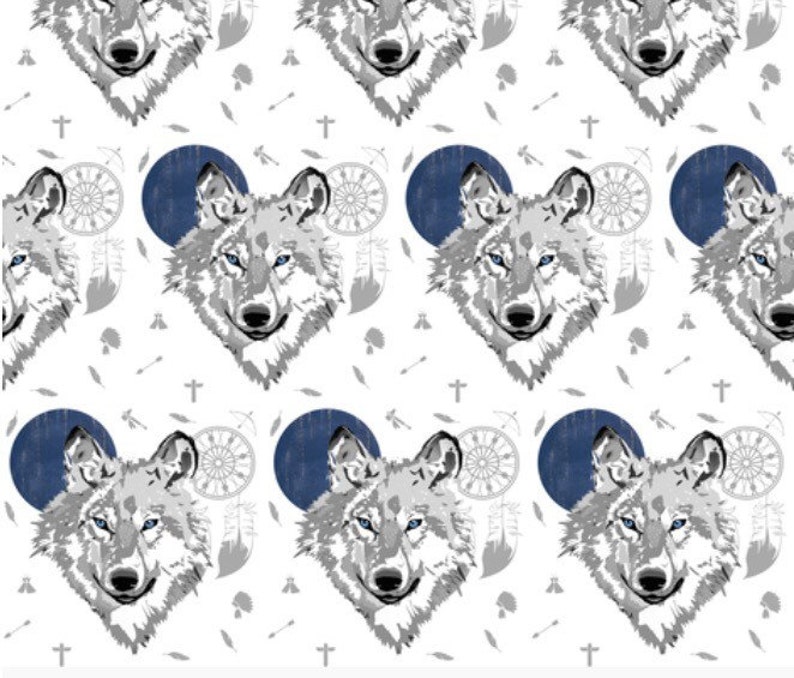 Woodland Wolf Crib Bedding Set Toddler Bedding Set Tribal Etsy