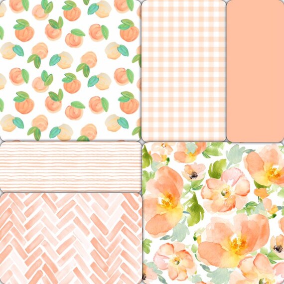 peaches crib sheet