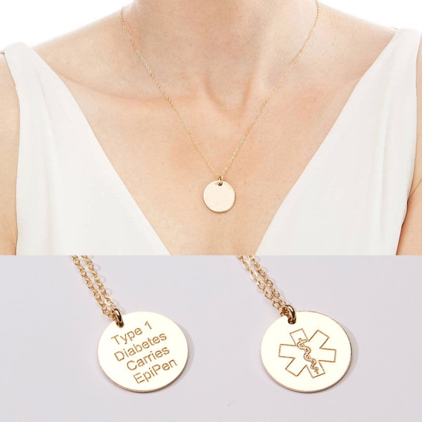 Medical Alert Sterling Silver Charms Etsy