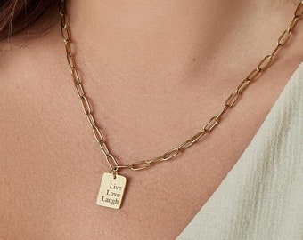 Personalized Necklace for Mom, Women, Customizable Kids Names Engraved Family Jewelry, Mama, Inspirational necklace - CGN1063.