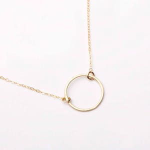 Open Circle Necklace-karma-best - Etsy