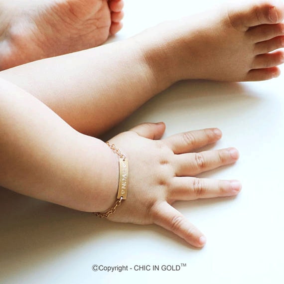 Bracelet Enfant Personnalisé or – Fille ou Garçon