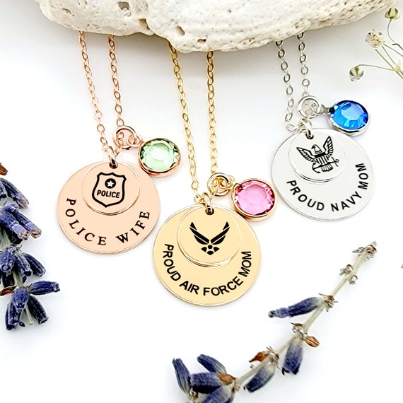 Military mom necklace deals