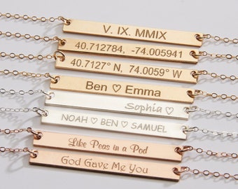 Gioiello Nome Acciaio Inox Targhetta Regalo VNOX Oro Argento Collana Con Nome Personalizzata VNOX – Targhetta In Acciaio Inox, Regalo Elegante Collana Oro Argento Rosa Personalizzata - Foto 2