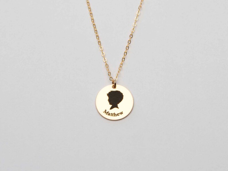 CHILD SILHOUETTE NECKLACE -GIRL