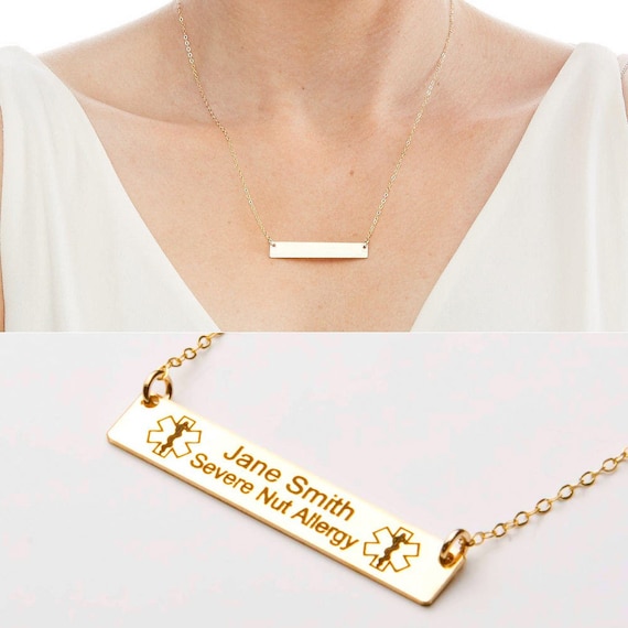 Medical Alert Necklace Custom Medical 