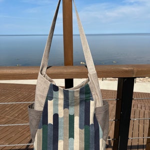 Sac femme textile.Sac d'été.Shopper.