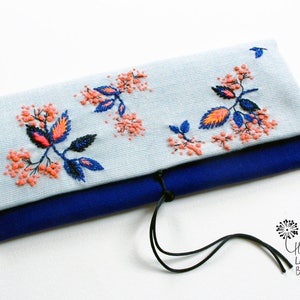 Kit de Broderie "Bleu MELON" - Embroidery Kit "Blue MELON"