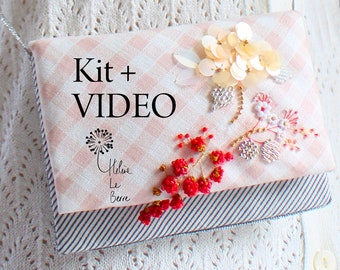 Kit de Broderie "KANZASHI" Pochette