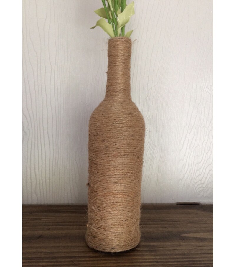 Rustic Twine Wrapped Vases Etsy