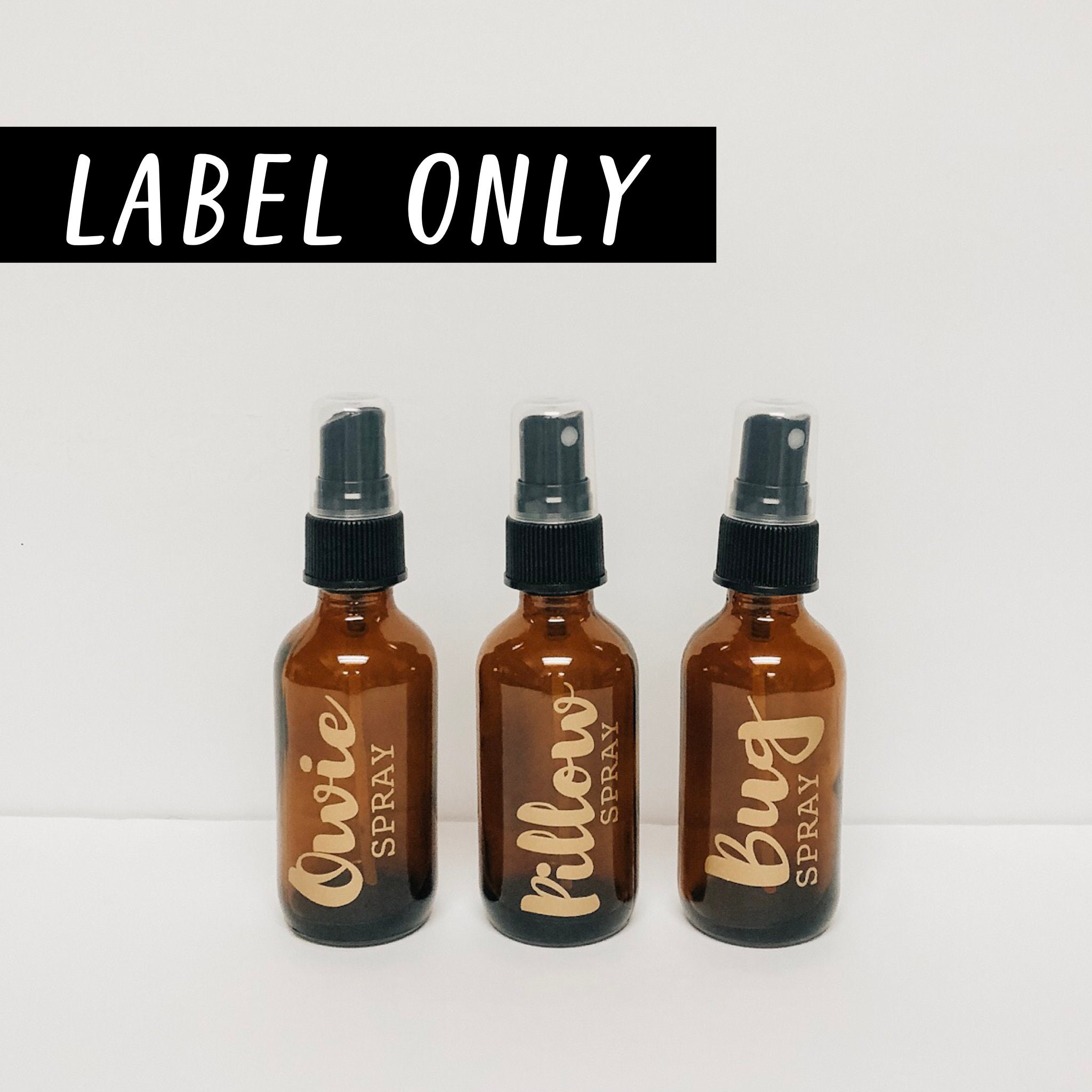 Essential Oil Spray Labels Etsy
