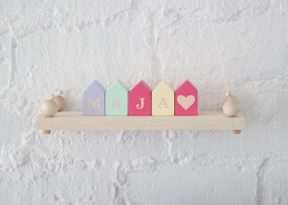 personalized baby name blocks