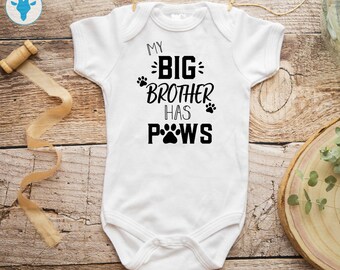 my sibling has paws baby grow