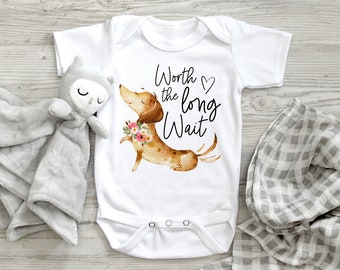 baby clothes with dachshunds on them