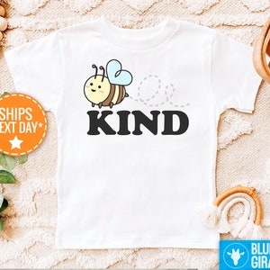 Bee Kind Toddler Shirt, Bumble Bee Bodysuit, Be Nice Shirt, Baby Shower Gift for Boy Girl, Cute Baby Clothes