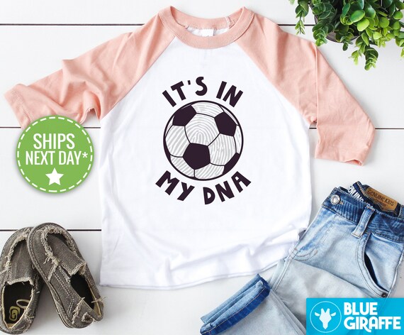 Soccer T Shirt It's In My Dna Soccer Thumbprint Soccer T Shirt It's In My Dna Soccer Thumbprint
