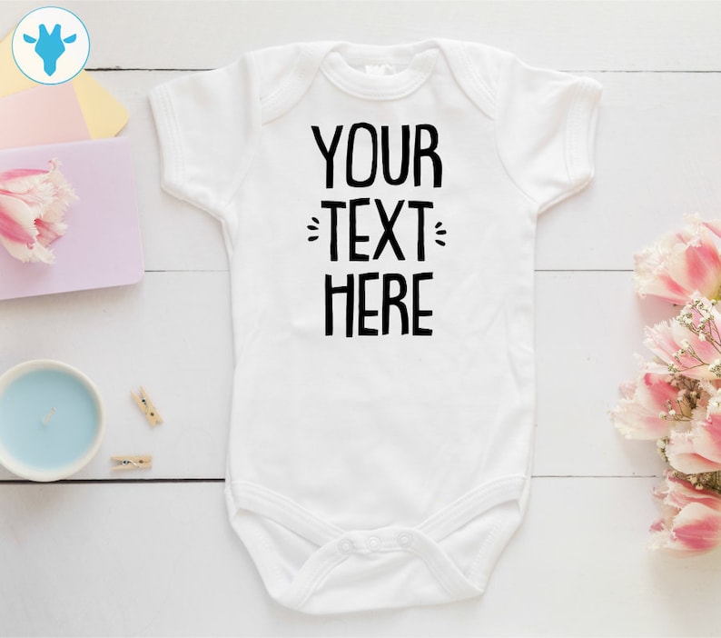 Personalized Bodysuit Create Your Own Bodysuit Custom Name Etsy