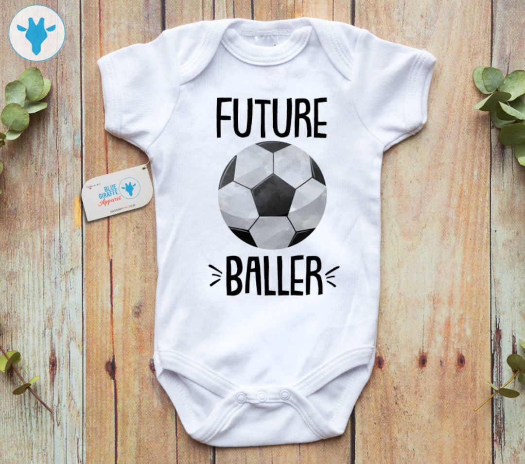 Future Baller Onesie®, Soccer Ball Baby Clothes, Soccer Themed Onesie