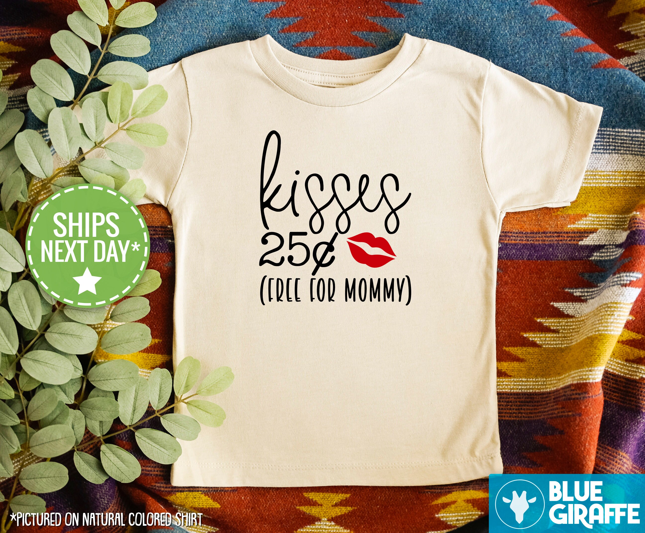 Buy Kisses 25Â¢ - Cents Hearts Love Cute Long Sleeve Toddler Cotton...