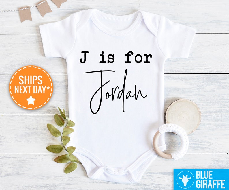 Personalized Baby Onesie® Boy Cute Custom Onesie® Boy Name Etsy