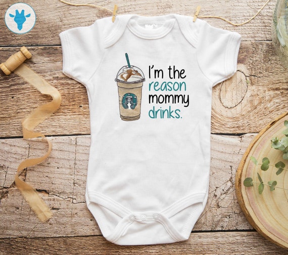 starbucks baby onesie