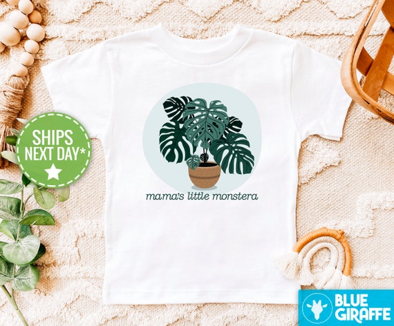 Mamas kleine Monstera Kinder Shirt, Monstera Pflanze Kleinkind Top, ses  Muttertags Kindergeschenk - Etsy.de