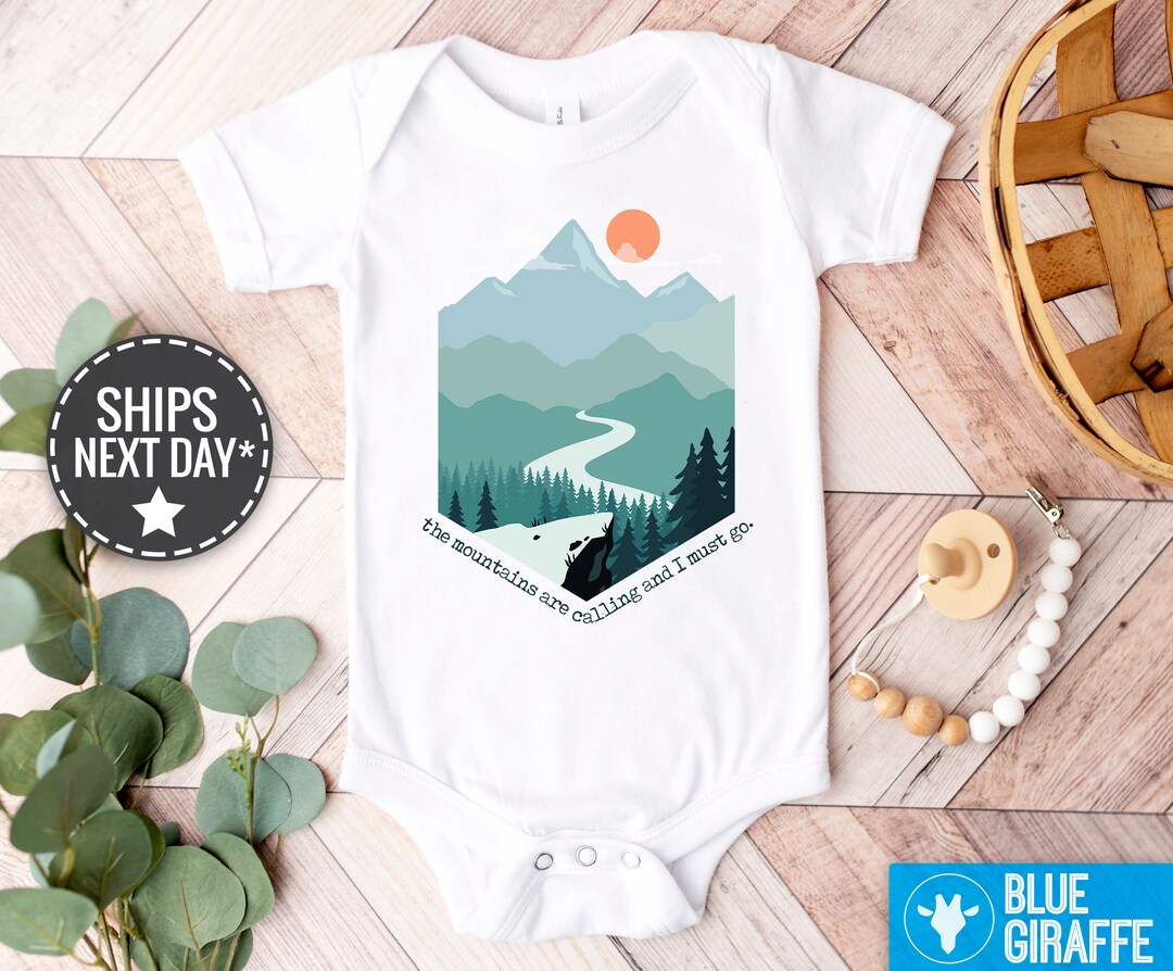 Adventure Baby Clothes the Mountains Are Calling and I Must Etsy