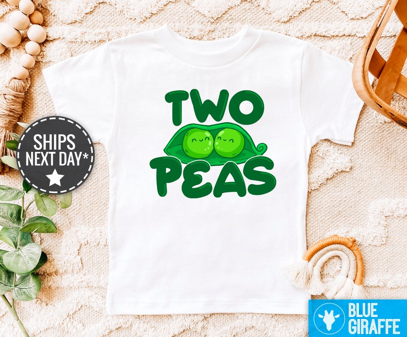 Two Peas in a Pod Twin Onesie® Twin Baby Onesie® Funny Peas Etsy