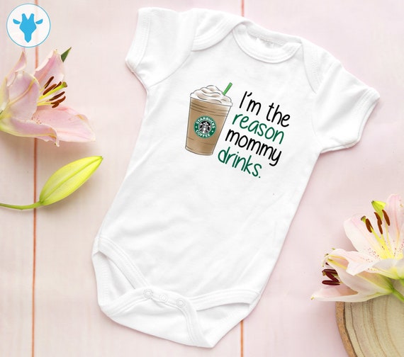 starbucks baby onesie