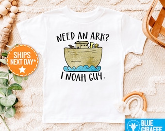 Need An Ark? I Noah Guy Toddler Shirt, Noah's Ark Onesie®, Christian Baby Onesie, Religious Onesie®, Cute Baby Onesies